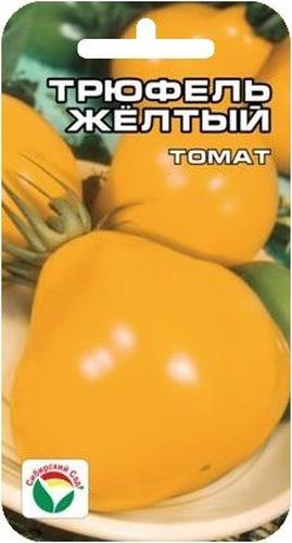 Семена Сибирский сад Томат. Трюфель желтый, 20 штBP-00000684 Семена Сибирский сад Томат. Трюфель желтый, 20 штBP-00000684Популярный засолочный сорт для открытого грунта и пленочных теплиц. Высота растения - 90-170 см, плоды красивой грушевидной формы, слаборебристые, желто-оранжевой окраски, очень плотные, массой 90-150 г. Используются в свежем виде, особенно хороши для засолки и цельноплодного консервирования. Достоинства сорта: оригинальная форма и окраска плодов, хорошая лежкость, замечательное качество консервированной продукции, довольно высокая устойчивость к болезням, хорошая завязываемость плодов в различных условиях. При высадке в грунт на 1 м2 высаживают не более 3-х растений. Для ускорения процесса всхожести семян, оздоровления растений, улучшения завязываемости плодов рекомендуется пользоваться специально разработанными стимуляторами роста и развития растений.
