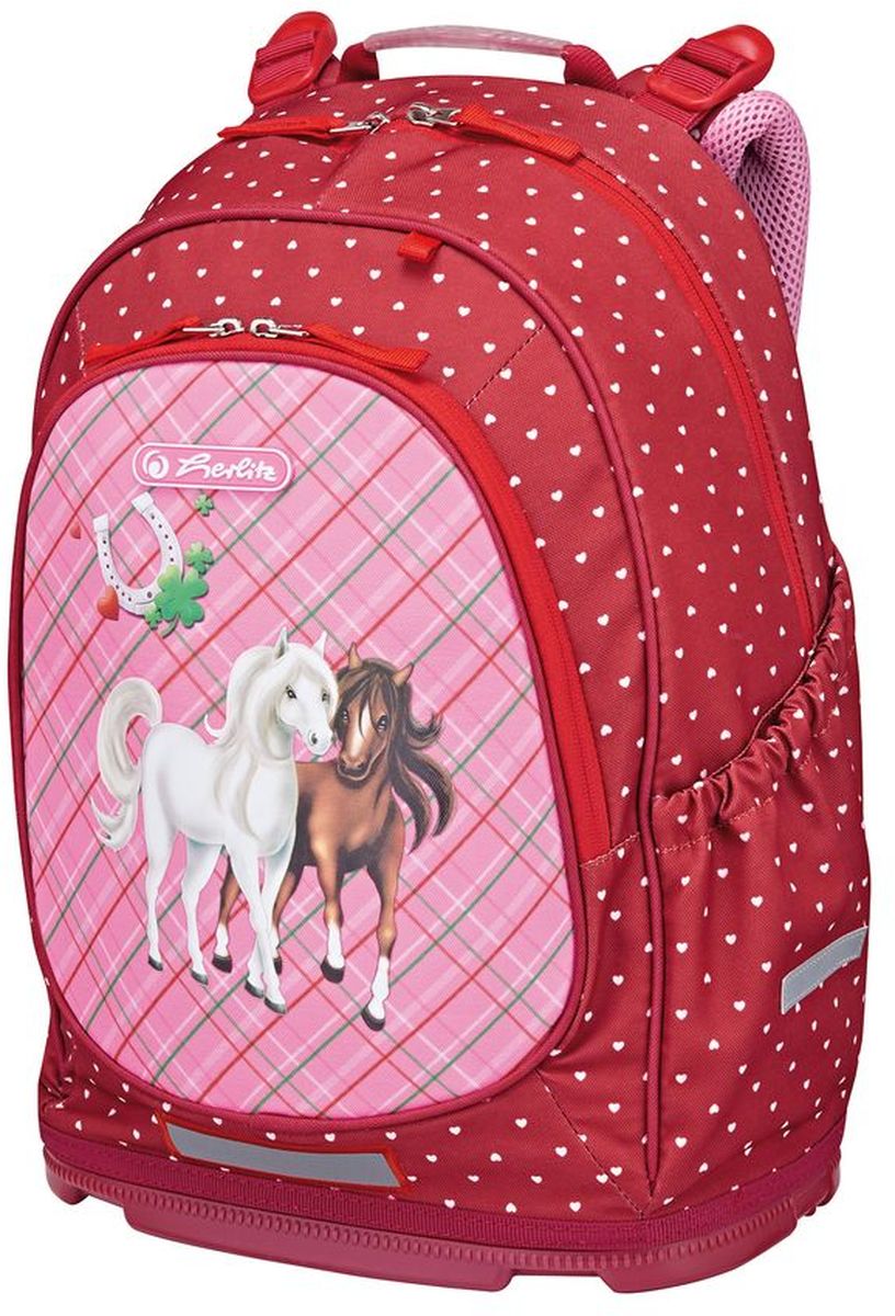 Herlitz Рюкзак школьный Bliss Empty Horses50008131 Herlitz Рюкзак школьный Bliss Empty Horses50008131Рюкзак Bliss Empty Horses размер 18х30х43 - Эргономичная спинка с 3 -уровневой системой регулировки лямок Ergo System ES2 - Грудная стяжка. - Светоотражающие элементы на передней части, боковых карманах и лямках. - Просторное основное отделение. - Передний карман с органайзером на молнии. - Два боковых кармана на резиночке Вес менее 1000 г