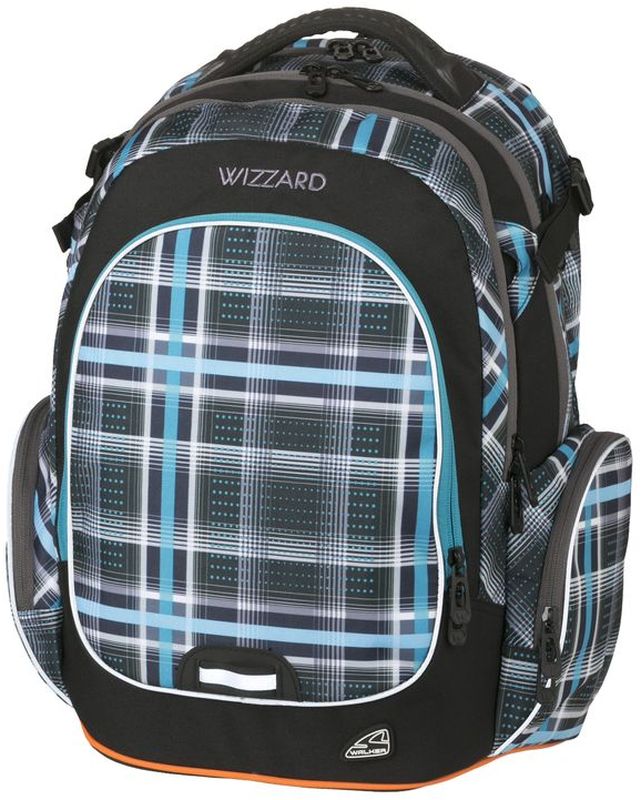 Walker Рюкзак школьный Wizzard Black Jack42114/181 Walker Рюкзак школьный Wizzard Black Jack42114/181Рюкзак Wizzard Black Jack 32x45x21 см Объем: 34 л Материал: 600D Polyester -Отделение для ноутбука - органайзер - Эргономичная спинка с дышащей накладкой оснащенной вентилируемыми отверстиями; - основной отсек с гибкими разделителями - уплотненные регулируемые по высоте лямки из вентилируемого материала; - грудная стяжка и ремешок на поясе -USB провод для зарядки гаджетов -свисток - влагоотталкивающая ткань - светоотражающие элементы -потайной кармашек на спинке рюкзака на молнии
