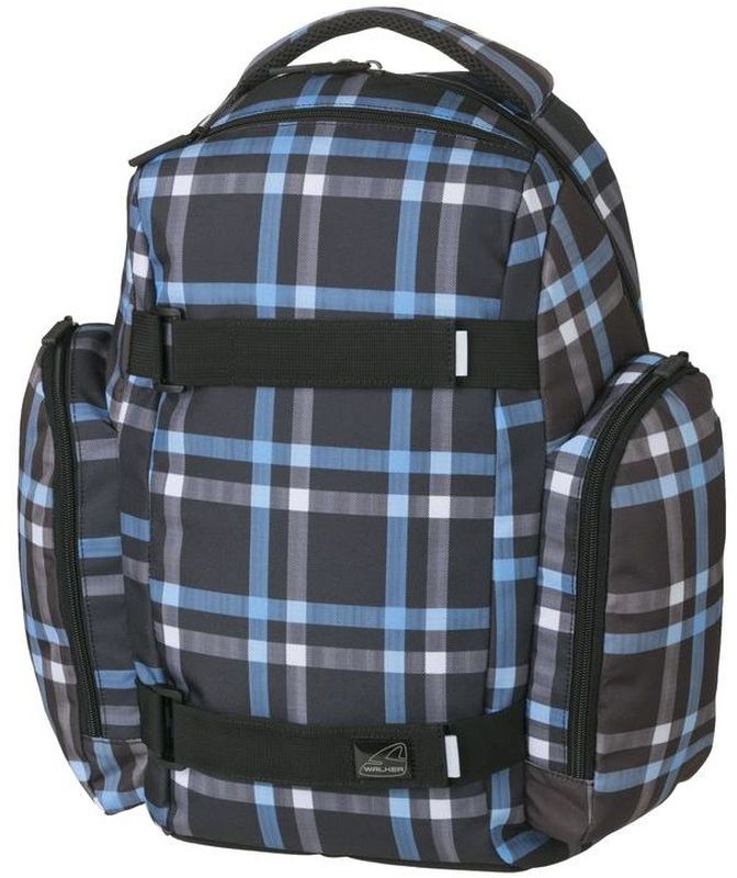 Walker Рюкзак школьный Delta Classic Cross Blue42365/171 Walker Рюкзак школьный Delta Classic Cross Blue42365/171Рюкзак Delta Classic Cross Blue 32x44x22 см Объем: 31 л Материал: 600D Polyester - отделение для ноутбука - 2 просторных отделения на молнии - органайзер - основной отсек с гибкими разделителями - эргономичные лямки - грудная стяжка - влагоотталкивающая ткань - светоотражающие элементы - Регулируемые ремешки для скейтборда - вместительные боковые карманы на молнии
