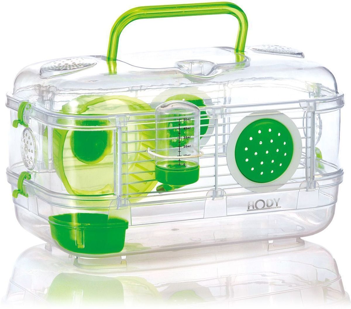 Клетка для грызунов Rody Mini, цвет: киви205838 Клетка для грызунов Rody Mini, цвет: киви205838Клетка-трансформер Zolux с дополнительными возможностями: подстройка дополнительных этажей, присоединение дополнительных тоннелей. Клетки можно соединить вместе, построив целый мини-городок.