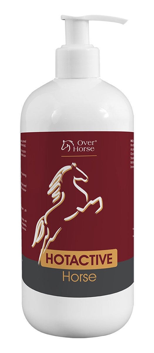 Гель для лошадей Over Horse Hotactive Horse, разогревающий, 430 мл5900232782376 Гель для лошадей Over Horse Hotactive Horse, разогревающий, 430 мл5900232782376Разогревающий гель для применения непосредственно перед тренировкой и в случае травмы лошадей. Улучшает работу мышц на уровне рефлексов, способствует расширению сосудов, повышая температуру в определенной области тела. Снимает мышечные спазмы, связанные с недостаточным разогревом лошади перед интенсивной работой, расслабляет мускулатуру. Мазь прекрасно уплотняет стенки капилляров. Использовать продукт на чистую кожу и волосяной покров. Втирать мазь массирующими движениями. Уважаемые клиенты! Обращаем ваше внимание на возможные изменения в дизайне упаковки. Качественные характеристики товара остаются неизменными. Поставка осуществляется в зависимости от наличия на складе.