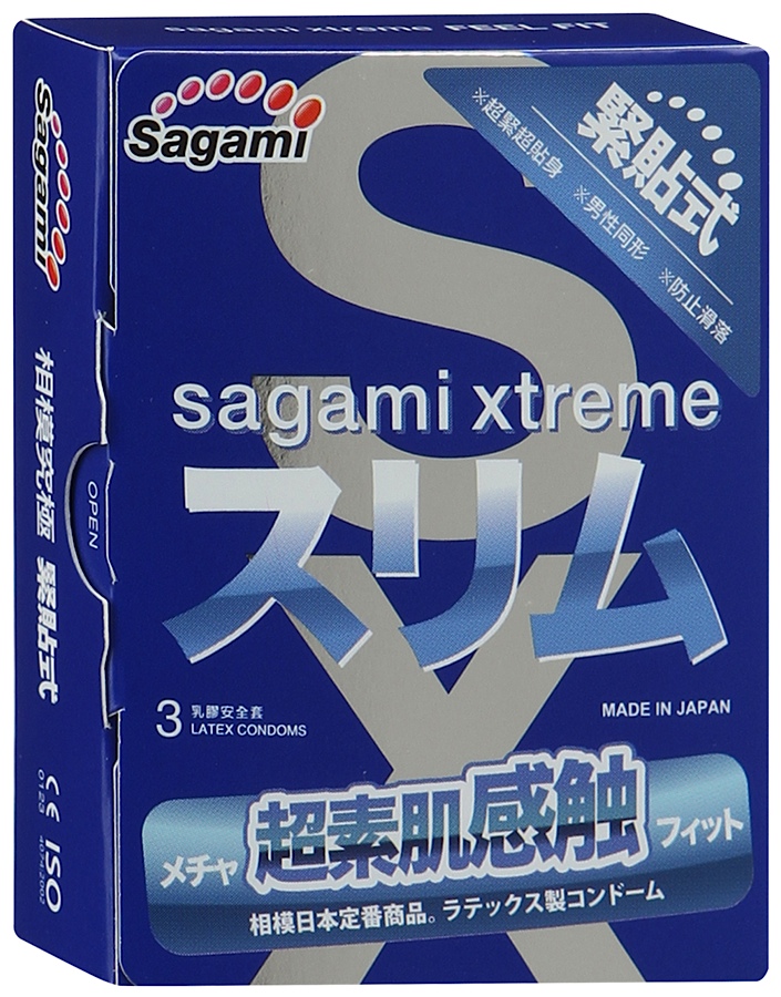 Sagami Xtreme Feel Fit 3шт. Презервативы супер облегающие. латекс 0,06 мм143151 Sagami Xtreme Feel Fit 3шт. Презервативы супер облегающие. латекс 0,06 мм143151Длина: 190 + / - 10mm, ширина: 58 + / - 2 мм. Материал: латекс. Силиконовая смазки.