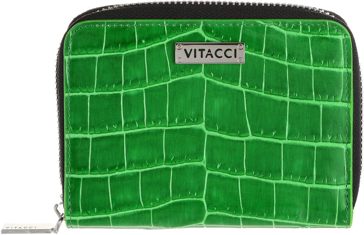 Кошелек женский Vitacci, цвет: зеленый. HS137HS137 Кошелек женский Vitacci, цвет: зеленый. HS137HS137Элегантный женский кошелек Vitacci выполнен из высококачественной натуральной кожи с тиснением под крокодила. Кошелек застегивается на застежку-молнию и имеет два отделения для купюр. Внутри также располагаются семь накладных открытых кармашков для карт, один из которых дополнен прозрачной вставкой. На задней стенке кошелька находится прорезной карман для мелочи на застежке-молнии. Практичность и уникальный стиль кошелька Vitacci подчеркнут вашу элегантность и превосходный вкус.