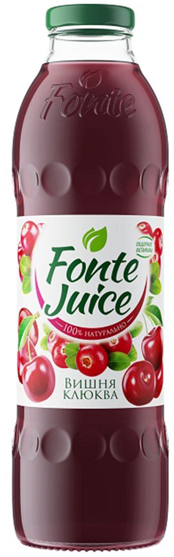 Fonte juice Нектар вишня, клюква, 0,75 л4607050696663 Fonte juice Нектар вишня, клюква, 0,75 л4607050696663Сочетание морозной свежести клюквы и бархатистого вкуса ягод вишни делает этот микс по-настоящему уникальным. Его насыщенный ягодный вкус мгновенно освежает и придает тебе уверенность. Источник твоего настроения!