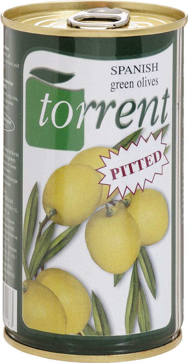 Torrent оливки испанские без косточки, 350 г8436019230183 Torrent оливки испанские без косточки, 350 г8436019230183Зеленые испанские оливки Torrent очищены от косточек. Отличаются освежающим вкусом с терпкими нотками. Рекомендуется употреблять как самостоятельную закуску или добавлять в салаты и горячие блюда.