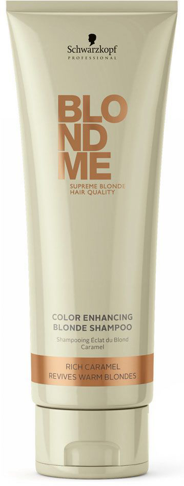 Blondme Шампунь для теплых оттенков блонд Blondme RichCaramel 250 мл1813766 Blondme Шампунь для теплых оттенков блонд Blondme RichCaramel 250 мл1813766БлондМи Шампунь для теплых оттенков блонд. Поддерживает теплое направление тона. Рекомендуется использовать в комплексе с маской и; или кондиционером BM BlondeMe.