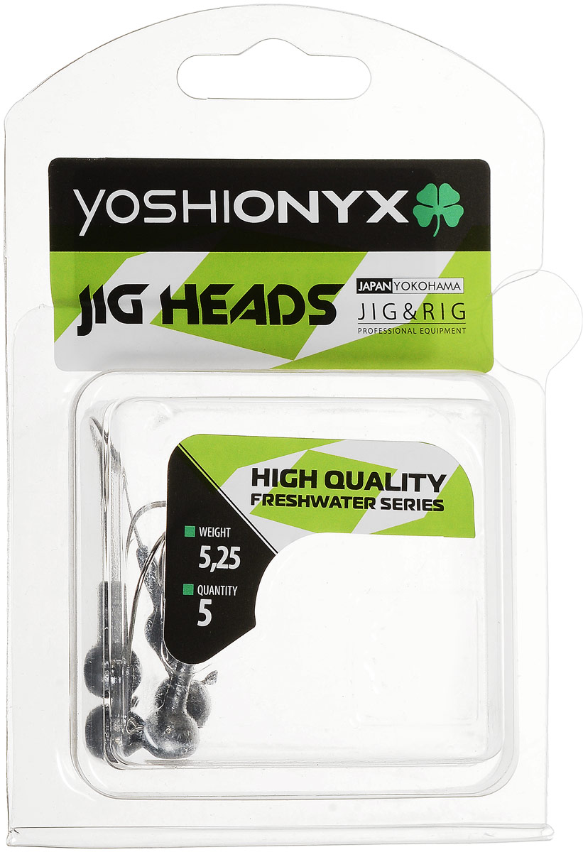 Джиг-головка Yoshi Onyx JIG Bros. Шар 1, крючок Gamakatsu, 5,25 г, 5 шт96496 Джиг-головка Yoshi Onyx JIG Bros. Шар 1, крючок Gamakatsu, 5,25 г, 5 шт96496Джиг-головки Yoshi Onyx JIG Bros. Шар 1 предназначены для огрузки спиннинговых приманок. Форма шар является одной из самых популярных в джиговых оснастках из-за ее универсальности. Шары с успехом применяются практически на всех водоемах. Джиг-головки оснащены крючком Gamakatsu. Такой крючок прекрасно пробивает жесткую пасть крупного судака, щуки и сома. Несмотря на кажущуюся простоту этих грузил, от правильного подбора во многом зависит клев хищника. Выбирайте джиговую головку в зависимости от предполагаемого места ловли и используемой с ней приманки, возможной глубины, скорости течения, ветра и прочего.