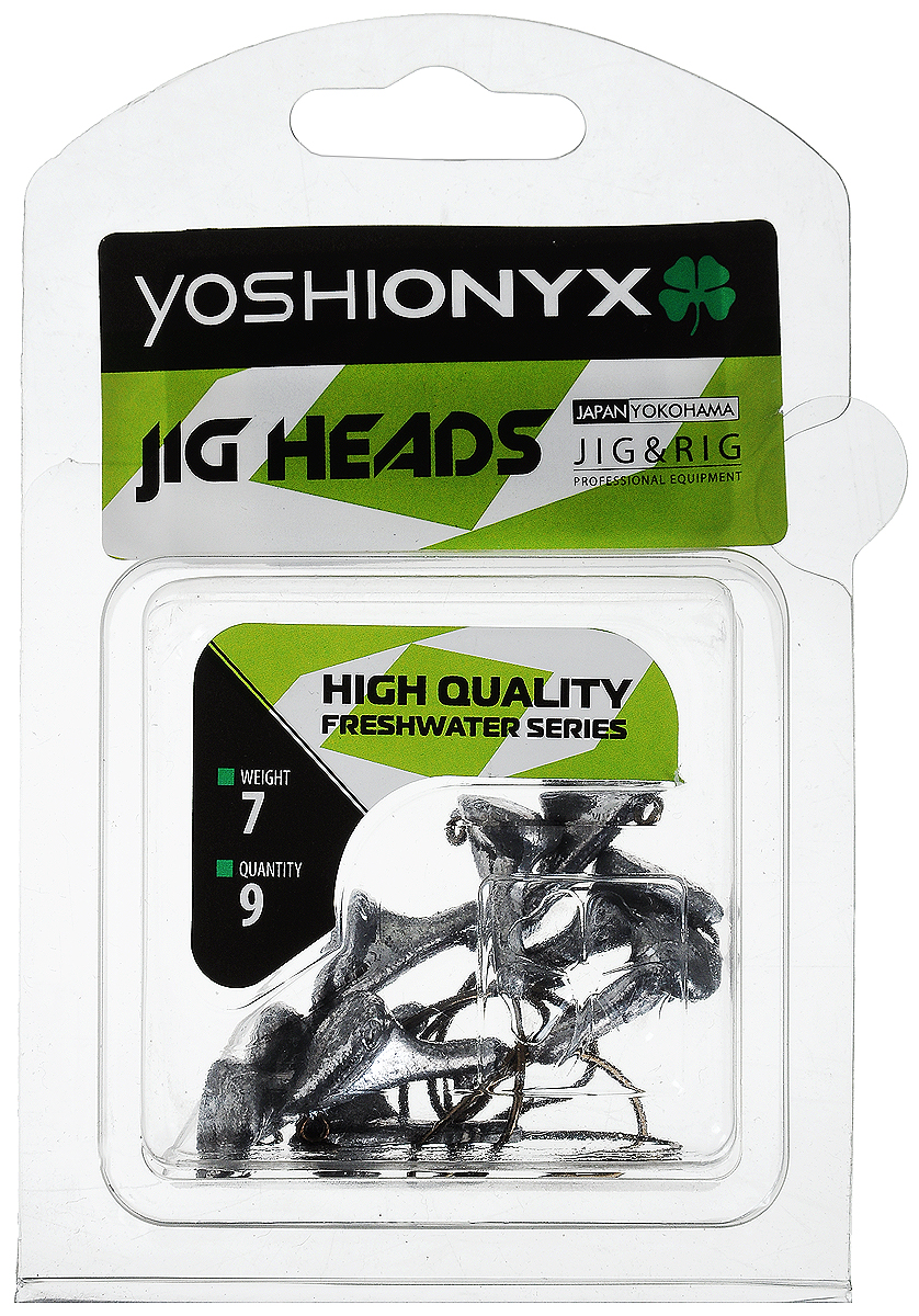 Джиг-головка Yoshi Onyx JIG Bros. Стоящий на дне, крючок Eagle Claw, 7 г, 9 шт96530 Джиг-головка Yoshi Onyx JIG Bros. Стоящий на дне, крючок Eagle Claw, 7 г, 9 шт96530Джиг-головки Yoshi Onyx JIG Bros. Стоящий на дне предназначены для огрузки спиннинговых приманок. Несмотря на кажущуюся простоту этих грузил, от правильного подбора во многом зависит клев хищника. Джиг-головки на крючке Eagle Claw – незаменимые помощники рыбака в поиске и поимке трофея. Острые и невероятно прочные крючки, которые почти невозможно разогнуть, оснащают джиг-головку с правильным весом. Вес: 7 г. Количество: 9 шт.