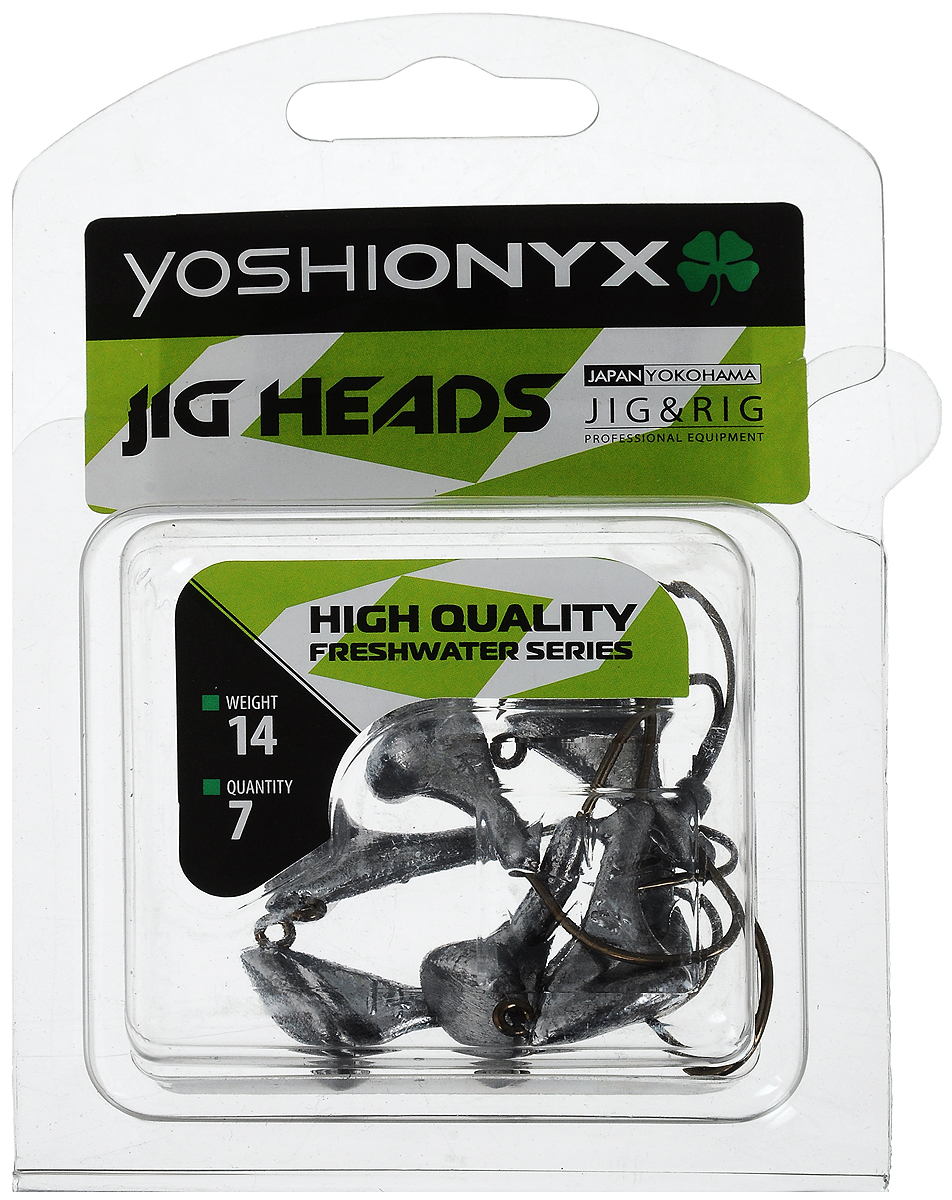 Джиг-головка Yoshi Onyx JIG Bros. Стоящий на дне, крючок Eagle Claw, 14 г, 8 шт96532 Джиг-головка Yoshi Onyx JIG Bros. Стоящий на дне, крючок Eagle Claw, 14 г, 8 шт96532Джиг-головки Yoshi Onyx JIG Bros. Стоящий на дне предназначены для огрузки спиннинговых приманок. Несмотря на кажущуюся простоту этих грузил, от правильного подбора во многом зависит клев хищника. Джигголовки на крючке Eagle Claw - незаменимые помощники рыбака в поиске и поимке трофея. Острые и невероятно прочные крючки, которые почти невозможно разогнуть, оснащают джиг-головку с правильным весом. Вес: 14 г. Количество: 8 шт.