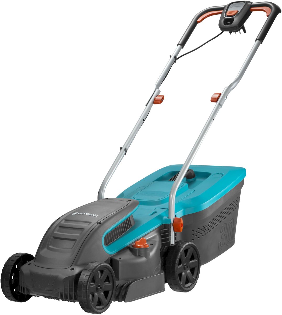 Газонокосилка электрическая Gardena PowerMax 1200/3205032-20.000.00 Газонокосилка электрическая Gardena PowerMax 1200/3205032-20.000.00Мощная и удобная газонокосилка. PowerPlus: необычайно мощный двигатель с большим крутящим моментом, превосходное качество кошения и оптимизированный сбор травы. Для легкого кошения любого типа газона, подходит даже для высокой или мокрой травы. Особая легкость газонокосилки значительно облегчает работу. Травосборник легко снимается и одевается, легко опустошается. Колеса выполнены из мягкого пластика со специальными протекторами для устойчивости и гладкой езды. Центральная регулировка высоты кошения по 5-спутенчатой шкале. Эргономично выполненный выключатель с кнопкой запуска и фиксатор кабеля для надежной эксплуатации. Центральная ручка для легкой транспортировки косилки.