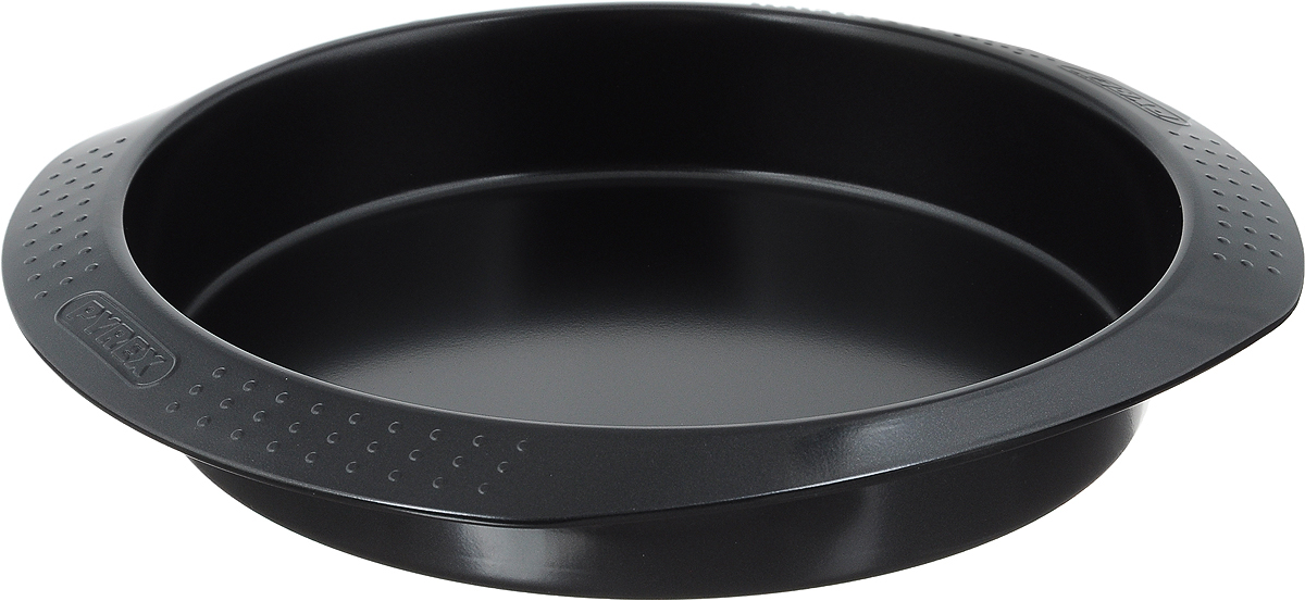 Форма для пирога Pyrex Classic, с антипригарным покрытием, диаметр 26 смMBCBC26/5046 Форма для пирога Pyrex Classic, с антипригарным покрытием, диаметр 26 смMBCBC26/5046Форма для пирога Pyrex Classic изготовлена из углеродистой стали с антипригарным покрытием на всей поверхности. Благодаря антипригарному покрытию нет необходимости использовать подсолнечное масло. Пища не пригорает и не прилипает к стенкам, легко достается из формы, сохраняя при этом аккуратный внешний вид. Покрытие обладает высокой прочностью и длительным сроком эксплуатации, а также является абсолютно безопасным, так как не содержит PFOA, свинца и кадмия. Форма быстро и равномерно нагревается. Изделие имеет высокие стенки и удобные ручки. Такая форма прослужит долго и обеспечит легкое и удобное приготовление ваших любимых блюд. Можно использовать в духовке при температуре до 230°С и мыть в посудомоечной машине. Внутренний диаметр формы: 26 см. Размер формы (с учетом ручек): 32 х 28 см. Высота стенки: 5 см.