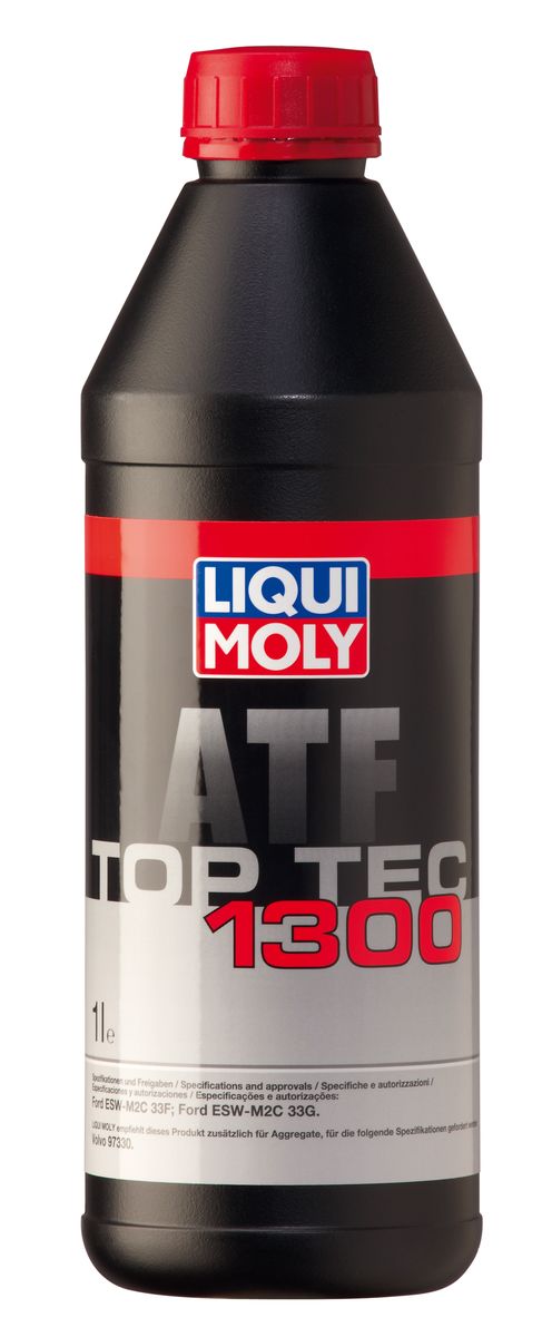 Масло трансмиссионное Liqui Moly Top Tec ATF 1300, минеральное, 1 л3691 Масло трансмиссионное Liqui Moly Top Tec ATF 1300, минеральное, 1 л3691Масло трансмиссионное Liqui Moly Top Tec ATF 1300 отвечает требованиям трансмиссий и гидроусилителей рулевого управления как автомобилей Ford и Volvo предыдущих поколений, так и некоторых агрегатов современной сельскохозяйственной техники. Специальная минеральная жидкость для автоматических и механических трансмиссий легковых автомобилей, а также различных узлов специальной техники. Обеспечивает отличную защиту от износа и оптимальную антикоррозионную защиту. В жидкости Top Tec ATF 1300 используются отборные минеральные базовые масла, отличающиеся высокой стабильностью и хорошими низкотемпературными свойствами. Жидкость содержит специальный пакет присадок, обеспечивающий отличную совместимость с материалами фрикционов. Особенности: - Обеспечивает высокую температурную стабильность - Гарантирует минимальный износ - Отлично защищает от коррозии Допуск: -Ford: ESW-M2C33F/ESW-M2C33G Соответствие: -Volvo: 97330