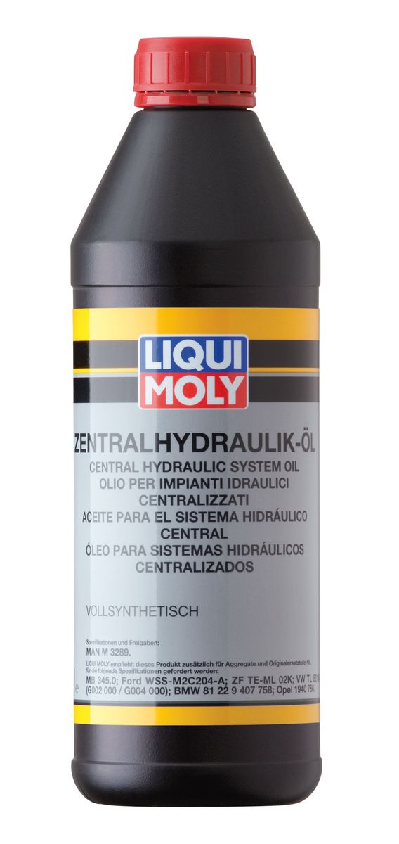 Жидкость гидравлическая Liqui Moly Zentralhydraulik-Oil, синтетическая, 1 л3978 Жидкость гидравлическая Liqui Moly Zentralhydraulik-Oil, синтетическая, 1 л3978В жидкости Zentralhydraulik-Oil используются только синтетические базовые масла, отличающиеся высокой стабильностью и отличными низкотемпературными свойствами. Жидкость содержит современный пакет присадок, обеспечивающий надежную защиту от износа даже при длительных интервалах замены. Жидкость обеспечивает превосходные вязкостные характеристики в широчайшем диапазоне эксплуатационных температур, гарантирует надежную защиту от коррозии и износа. Позволяет обеспечить высокую надежность эксплуатации усилителей рулевого управления и гидравлических систем автомобиля в широчайшем диапазоне температур и нагрузок.