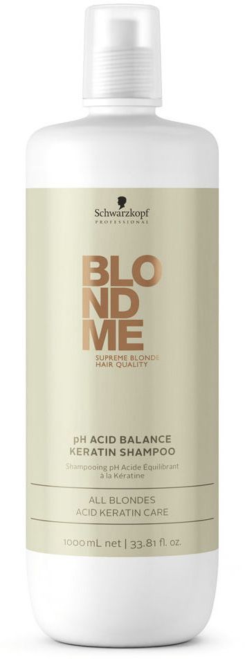 Blondme Шампунь с кислым PH Blondme Shampoo All Blondes 1000 мл1812131 Blondme Шампунь с кислым PH Blondme Shampoo All Blondes 1000 мл1812131БлондМи Шампунь с кислым PH. Помогает нейтрализовать уровень РН после процесса осветления волос. Шампунь приводит к природному балансу структуру волос и усиливает чистоту оттенков блонд за счет яркого. трехмерного блеска. Рекомендуется использовать в комплексе с маской BM Blonde All Blondes