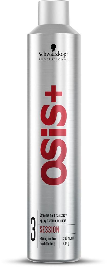 OSiS+ Лак для волос экстрасильной фиксации Session 500 мл1970643 OSiS+ Лак для волос экстрасильной фиксации Session 500 мл1970643Лак для волос экстрасильной фиксации. Мощная долговременная фиксация, максимальный контроль укладки. Идиально подходит для конкурсных работ. Не склеивает волосы