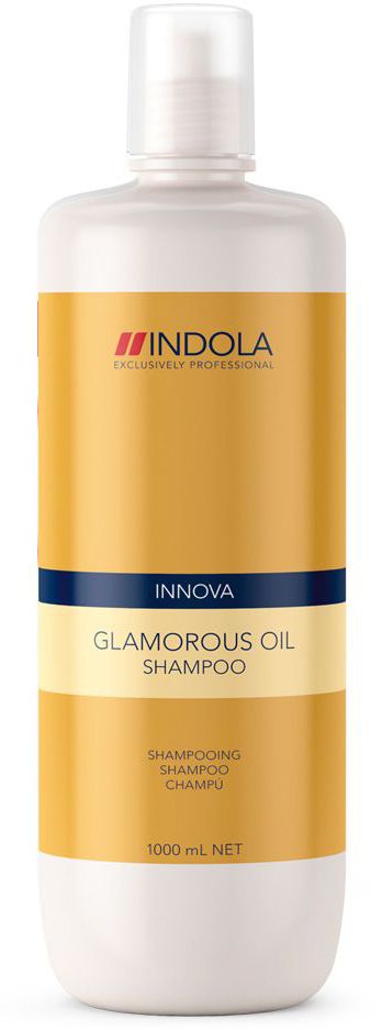 Indola Glamorous Oil Шампунь Чарующее сияние 1000 мл1983942 Indola Glamorous Oil Шампунь Чарующее сияние 1000 мл1983942Деликатно очищает волосы и сокращает сечение кончиков. Микроэмульсионная формула с мельчайшими каплями арганового масла питает каждый волос, придавая непревзайденный блеск, гладкость и красоту. Подходит для ежедневного применения и всех типов волос. Рекомендуется использовать в комплексе с маской и; или маслом Indola Glamorous Oil