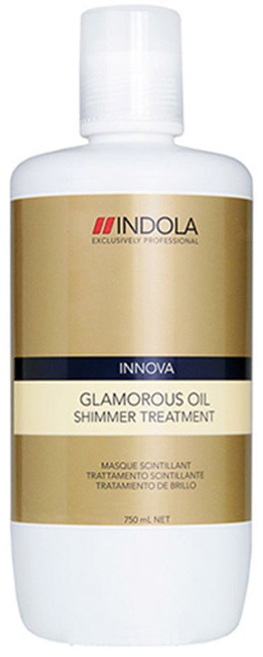 Indola Glamorous Oil Восстанавливающая смываемая маска Чарующее сияние 750 мл1983946 Indola Glamorous Oil Восстанавливающая смываемая маска Чарующее сияние 750 мл1983946Восстанавливающая маска дарит волосам до 100% больше блеска, сокращает сечение кончиков на 90%. Микроэмульсионная формула с мельчайшими каплями арганового масла питает каждый волос, придавая непревзайденный блеск, гладкость и красоту. Рекомендуется использовать в комплексе с шампунем Indola Glamorous Oil