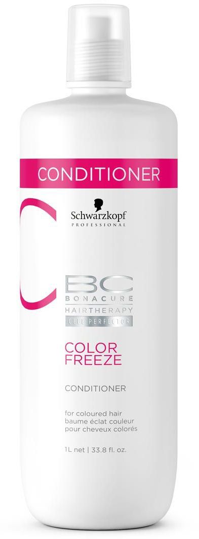 Bonacure Сияние Цвета Кондиционер Color Freeze 1000 мл2065441 Bonacure Сияние Цвета Кондиционер Color Freeze 1000 мл2065441Кондиционер для окрашенных волос с формулой контроль цвета. Укрепляет структуру волос и удерживает оптимальный уровень pH 4.5, снижая потерю яркости цвета до 0. Усиливает сияние окрашенных волос, устраняет пушистость и разглаживает поверхность волоса. Рекомендуется использовать в комплексе с шампунем BC COLOR FREEZE.