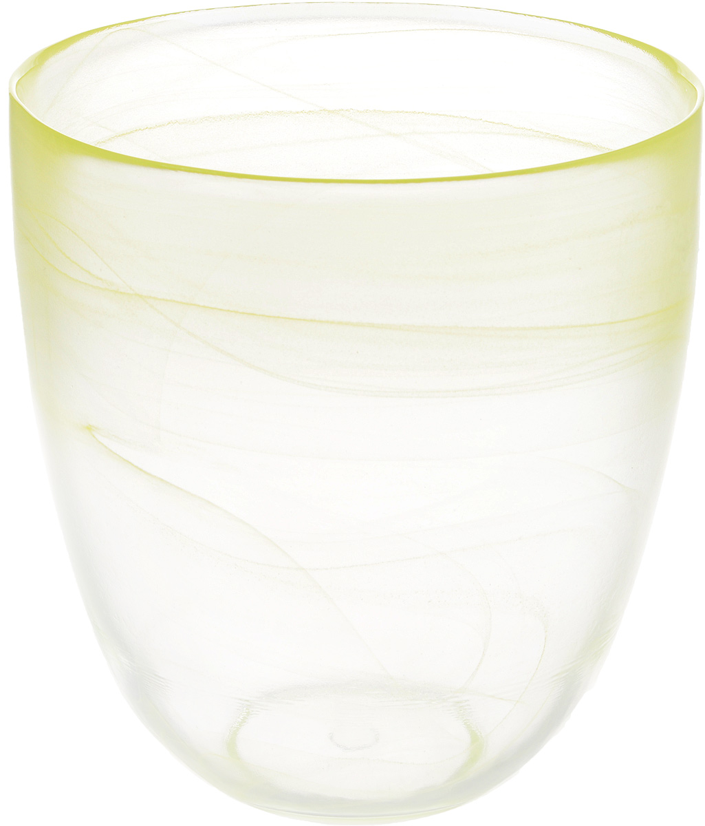 Кашпо NiNaGlass, цвет: прозрачный, желтый, высота 18 см93-027 ЖЕЛ Кашпо NiNaGlass, цвет: прозрачный, желтый, высота 18 см93-027 ЖЕЛКашпо NiNaGlass имеет уникальную форму, сочетающуюся как с классическим, так и с современным дизайном интерьера. Оно изготовлено из высококачественного стекла и предназначено для выращивания растений, цветов и трав в домашних условиях. Кашпо NiNaGlass порадует вас функциональностью, а благодаря лаконичному дизайну впишется в любой интерьер помещения. Диаметр кашпо (по верхнему краю): 16 см. Высота кашпо: 18 см.