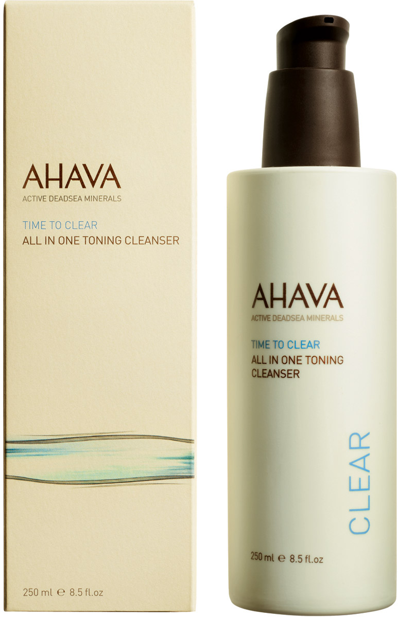 Ahava Time To Clear Тонизирующее очищающее средство все в одном 250 мл81215065 Ahava Time To Clear Тонизирующее очищающее средство все в одном 250 мл81215065Легкое водянистое очищающее молочко для лица и глаз. Сочетание формул сразу трех продуктов помогает эффективно удалять макияж, загрязнения и примеси; сужает поры и балансирует pH кожи; делает кожу чистой, тонизированной, мягкой и позволяет удерживать влагу.