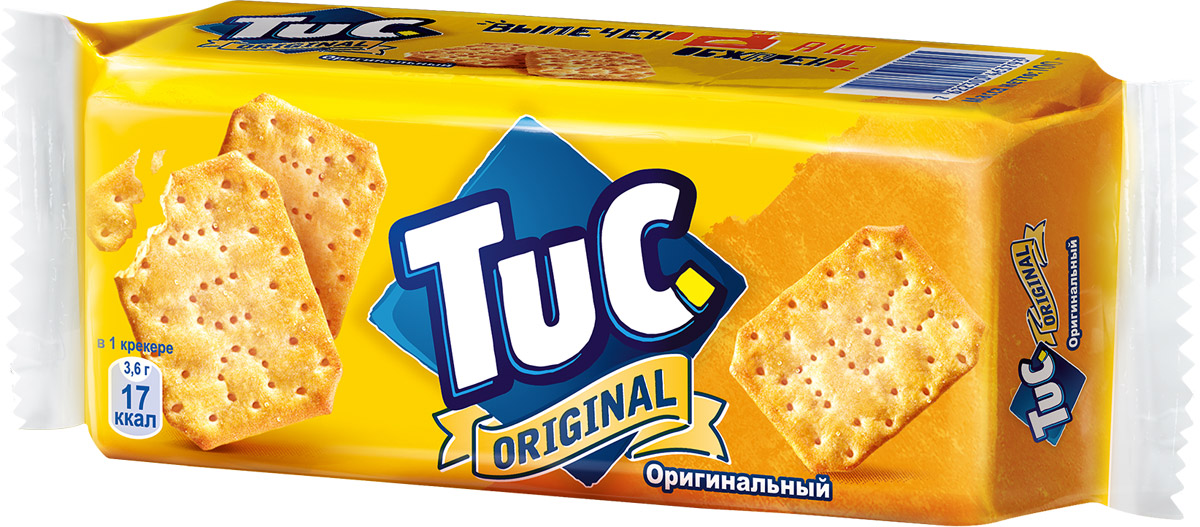 Tuc Крекер с солью, 100 г787494, 961343, 4006228,961365, 4009729 Tuc Крекер с солью, 100 г787494, 961343, 4006228,961365, 4009729Tuc - это соленый крекер, созданный в Бельгии более 50 лет назад. Особенно популярен он в странах Европы, в частности во Франции, Испании, Нидерландах, Дании, Швейцарии и Италии. Выпечено, а не обжарено. Крекер Tuc нежный, рассыпчатый, хрустящий и тает во рту. Уважаемые клиенты! Обращаем ваше внимание, что полный перечень состава продукта представлен на дополнительном изображении. Упаковка может иметь несколько видов дизайна. Поставка осуществляется в зависимости от наличия на складе.
