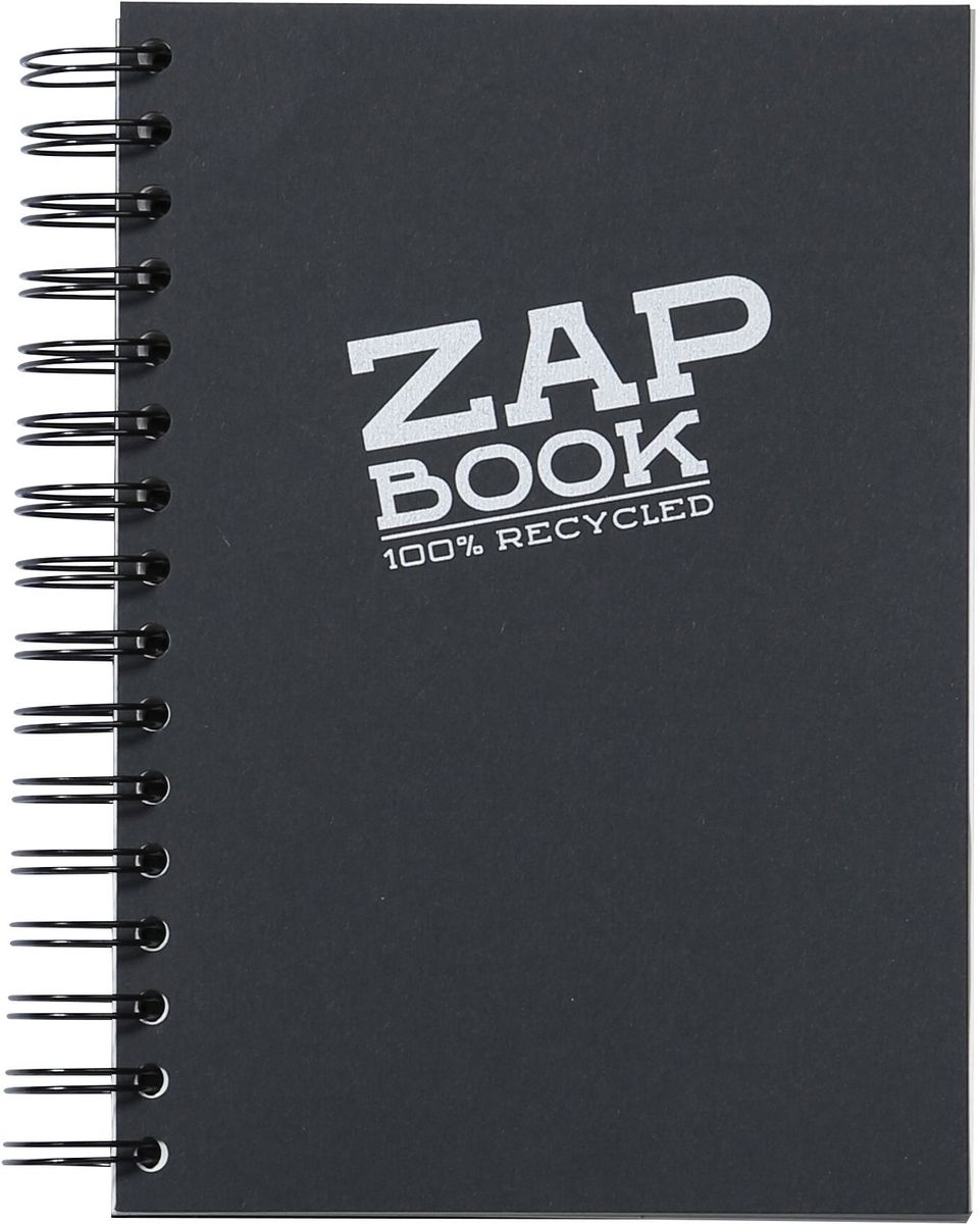 Блокнот Clairefontaine Zap Book, на спирали, цвет: черный, формат A4, 160 листов8363С Блокнот Clairefontaine Zap Book, на спирали, цвет: черный, формат A4, 160 листов8363СОригинальный блокнот Clairefontaine идеально подойдет для памятных записей, любимых стихов, рисунков и многого другого. Плотная обложка предохраняет листы от порчи и замятия. Такой блокнот станет забавным и практичным подарком - он не затеряется среди бумаг, и долгое время будет вызывать улыбку окружающих.