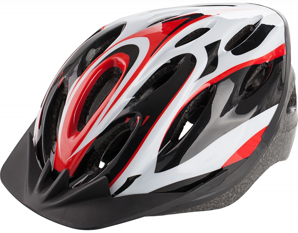 Шлем велосипедный Cyclotech, цвет: черный, красный. Размер MCHLO15U Шлем велосипедный Cyclotech, цвет: черный, красный. Размер MCHLO15UВелосипедный шлем, изготовленный по технологии OutMold, которая обеспечивает хорошее сочетание невысокой цены и достаточной технологичности. Увеличенное количество вентиляционных отверстий обеспечивает отличную циркуляцию воздуха на любой скорости при сохранении жесткости шлема. Шлем соответствует международным стандартам безопасности и надежности.