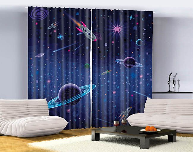 Комплект фотоштор Magic Lady Космечиские корабли и планеты, на ленте, высота 265 см. шсг_1380шсг_1380 Комплект фотоштор Magic Lady Космечиские корабли и планеты, на ленте, высота 265 см. шсг_1380шсг_1380Компания Сэмболь изготавливает шторы из высококачественного сатена (полиэстер 100%). При изготовлении используются специальные гипоаллергенные чернила для прямой печати по ткани, безопасные для человека и животных. Экологичность продукции Magic lady и безопасность для окружающей среды подтверждены сертификатом Oeko-Tex Standard 100. Крепление: крючки для крепления на шторной ленте (50 шт). Возможно крепление на трубу. Внимание! При нанесении сублимационной печати на ткань технологическим методом при температуре 240°С, возможно отклонение полученных размеров (указанных на этикетке и сайте) от стандартных на + - 3-5 см. Производитель старается максимально точно передать цвета изделия на фотографиях, однако искажения неизбежны и фактический цвет изделия может отличаться от воспринимаемого по фото. Обратите внимание! Шторы изготовлены из полиэстра сатенового переплетения, а не из сатина (хлопок). Размер одного полотна шторы: 145х265 см. В комплекте 2...
