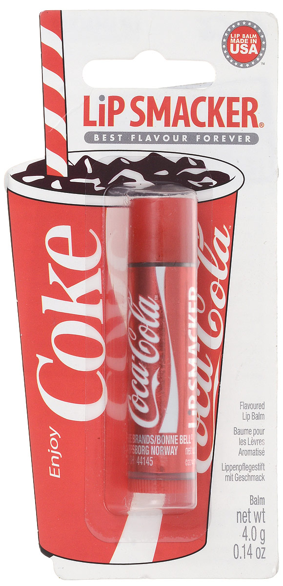 Lip Smacker Бальзам для губ Coca Cola5752 Lip Smacker Бальзам для губ Coca Cola5752Lip Smacker – это оригинальные блески и бальзамы для губ с самыми разнообразными ароматами. Прекрасно смягчают и увлажняют губы, придавая им сияние.