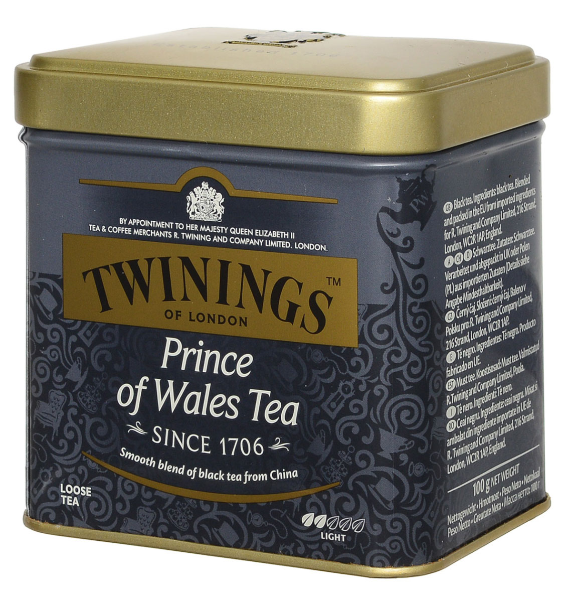 Twinings Prince of Wales чай черный листовой, 100 г02172 Twinings Prince of Wales чай черный листовой, 100 г02172Чай Twinings Prince of Wales идеально подойдет для любителей черного китайского чая. Готовый чай имеет насыщенный неповторимый вкус и аромат.
