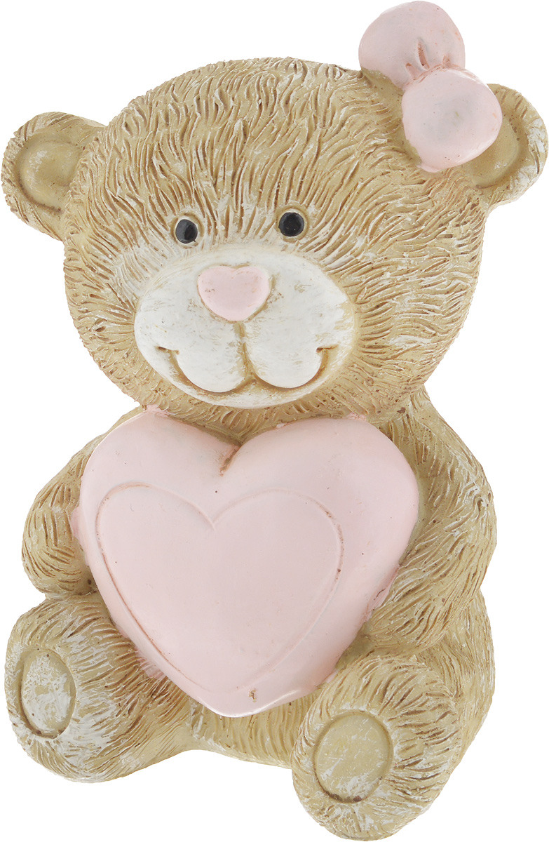 Фигурка декоративная Magic Home Мишка с сердцем, 6,7 х 6,3 х 9,3 см44418 Фигурка декоративная Magic Home Мишка с сердцем, 6,7 х 6,3 х 9,3 см44418Декоративная фигурка Мишка с сердцем выполнена из полирезина. Такая фигурка прекрасно дополнит любой интерьер и станет хорошим подарком.