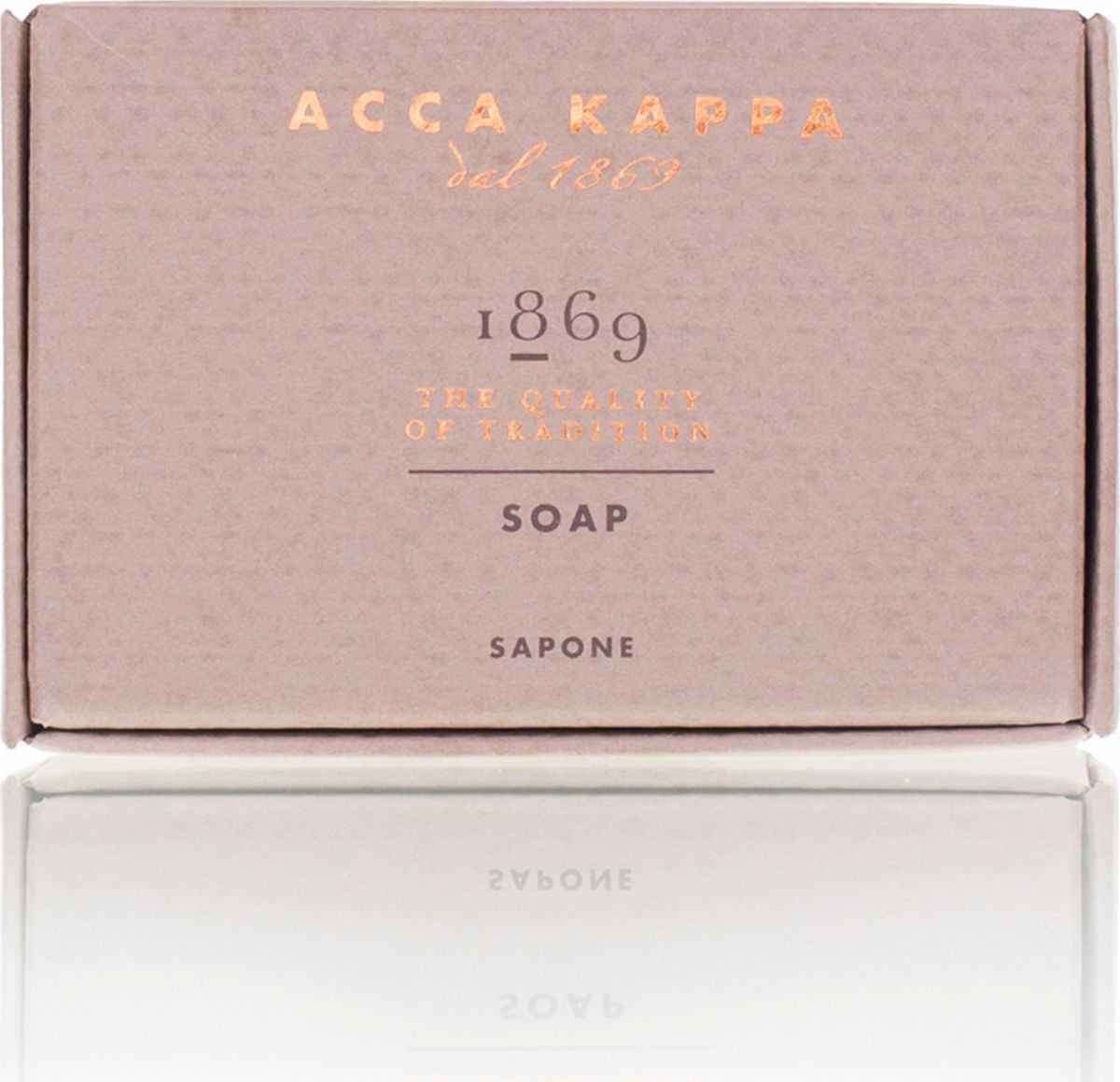 Acca Kappa Мыло туалетное 1869 100 гр853411 Acca Kappa Мыло туалетное 1869 100 гр853411Мыло создано с использованием традиционных методов из сырья исключительно растительного происхождения.