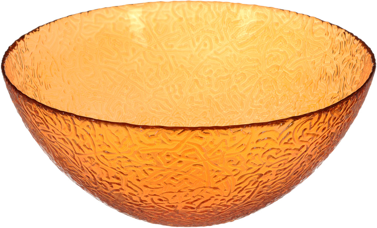 Салатник NiNaGlass Ажур, цвет: оранжевый, диаметр 25 см83-043-ф250 ОРЖ Салатник NiNaGlass Ажур, цвет: оранжевый, диаметр 25 см83-043-ф250 ОРЖСалатник NiNaGlass Ажур изготовлен из высококачественного стекла. Внешние стенки декорированы красивым рельефным узором. Он подойдет для сервировки стола, как для повседневных, так и для торжественных случаев. Диаметр салатника (по верхнему краю): 25 см. Высота салатника: 10,5 см.