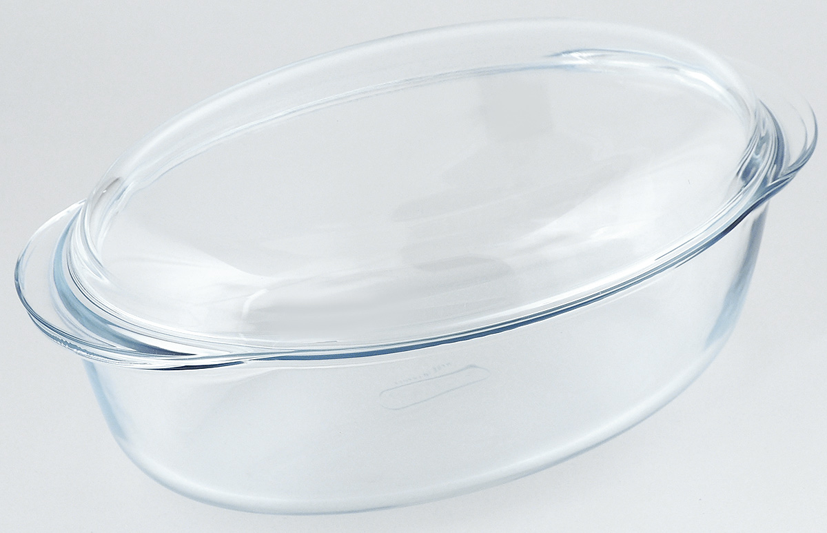 Утятница Pyrex Essentials с крышкой, овальная, 4 л459AA Утятница Pyrex Essentials с крышкой, овальная, 4 л459AAУтятница Pyrex Essentials выполнена из жаропрочного боросиликатного стекла. Изделие не вступает в реакцию с готовящейся пищей, а потому не выделяет никаких вредных веществ, не подвергается воздействию кислот и солей. Устойчиво к образованию пятен и царапин, не впитывает запахи. Стеклянная посуда очень удобна для приготовления и подачи самых разнообразных блюд. Жаропрочное стекло выдерживает резкий перепад температур от -40°C до +300°C, а также термический шок. Благодаря прозрачности стекла, за едой можно наблюдать при ее приготовлении, еду можно видеть при подаче и хранении. Используя эту форму, вы можете как приготовить пищу, так и изящно подать ее к столу, не меняя посуду. Крышка может быть использована отдельно для приготовления и подачи различных блюд. Посуда подходит для использования в духовке, микроволновой печи и хранения пищи в холодильнике и морозильной камере. Можно мыть в посудомоечной машине. Внешний размер утятницы (с учетом ручек): 32 х 20 см....