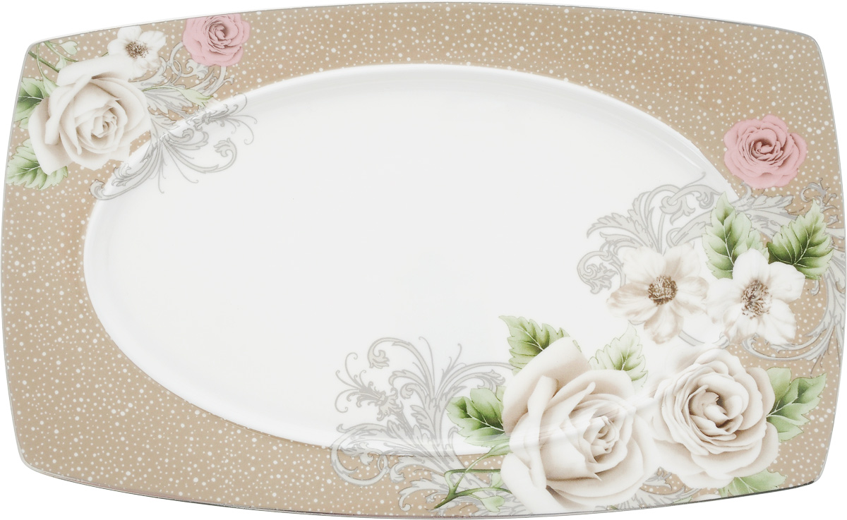 Блюдо для нарезки Florance, 25 х 16 смPR7998 Блюдо для нарезки Florance, 25 х 16 смPR7998Блюдо для нарезки Florance, изготовленное из фарфора, оформлено цветочным принтом. Такое блюдо сочетает в себе изысканный дизайн с максимальной функциональностью. Красочность оформления придется по вкусу тем, кто предпочитает утонченность и изящность. Оригинальное блюдо украсит сервировку вашего стола и подчеркнет прекрасный вкус хозяйки, а также станет отличным подарком.