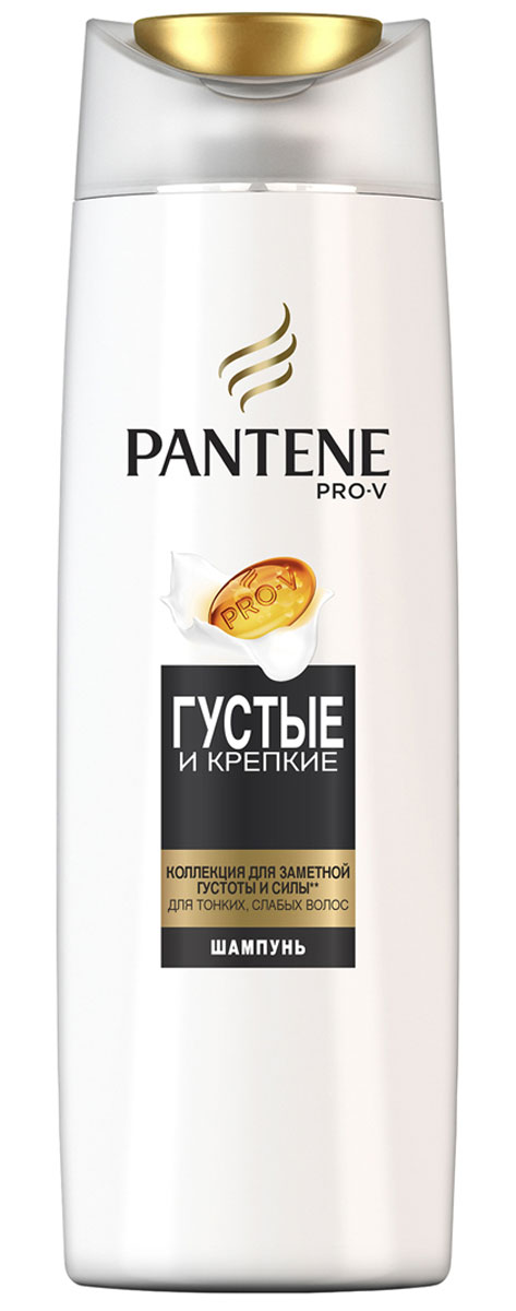 Pantene Pro-V Шампунь Густые и крепкие, 250 мл81601067 Pantene Pro-V Шампунь Густые и крепкие, 250 мл81601067Ухаживающая коллекция Pantene Pro-V Густые и крепкие включает активные вещества, действующие на микроуровне, которые придают объем и укрепляют защиту волос от повреждений при укладке. Для наилучших результатов используйте с бальзамом-ополаскивателем и средствами для ухода за волосами Pantene Pro-V Густые и крепкие.