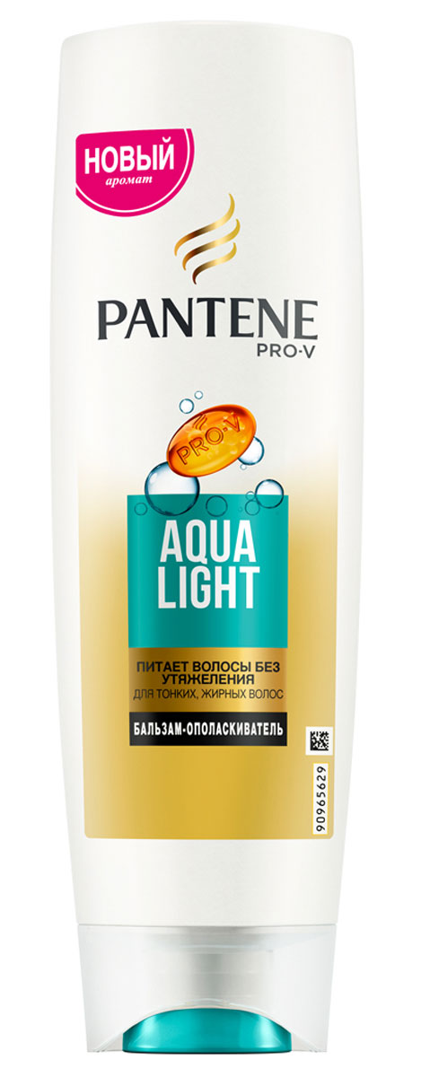 Pantene Pro-V Бальзам-ополаскиватель Aqua Light, для тонких и склонных к жирности волос, 360 мл81601088 Pantene Pro-V Бальзам-ополаскиватель Aqua Light, для тонких и склонных к жирности волос, 360 мл81601088Бальзам-ополаскиватель Pantene Pro-V Aqua Light обладает легкой кондиционирующей формулой, специально разработанной для тонких волос, склонных к жирности. Входящие в его состав микровещества укрепляют и питают тонкие волосы, не утяжеляя их. Для наилучших результатов используйте с шампунем и средствами по уходу за волосами Aqua Light.
