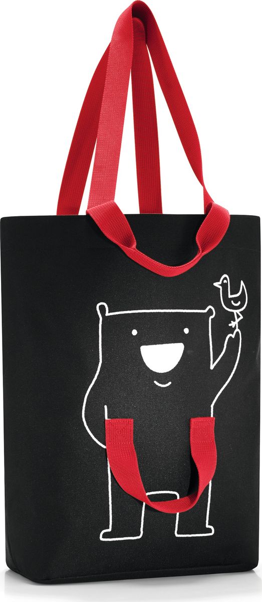 Сумка женская Reisenthel Familybag, цвет: черный. FB7003FB7003 Сумка женская Reisenthel Familybag, цвет: черный. FB7003FB7003Сумка Familybag решит проблему, как нести покупки и держать ребенка за руку одновременно. На внешней стороне сумки предусмотрена небольшая лямка, за которую ребенок может держаться на прогулке или во время шопинга. Яркий дизайн с изображением мишки обязательно понравится детям, а родители будут в восторге от функциональных особенностей и отличного качества. - основное отделение застегивается на молнию с двумя бегунками; - внутренняя подкладка из мягкой ткани; - внутренний карман на молнии и карман для мобильного телефона; - широкий внешний карман на молнии; - длинные лямки на плечо + короткие ручки для переноски сумки в руках; - специальная лямка для ребенка.