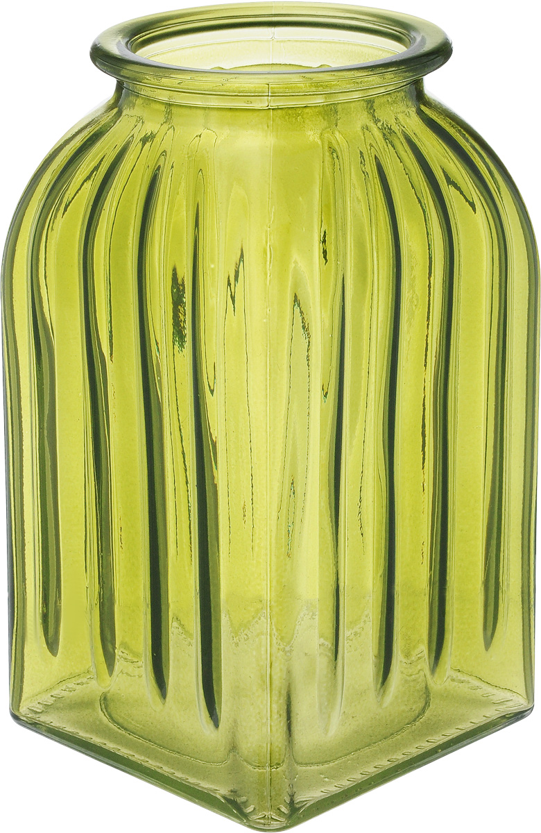 Ваза Nina Glass Ханна, цвет: зеленый, высота 18,5 смNG92-023M_зеленый Ваза Nina Glass Ханна, цвет: зеленый, высота 18,5 смNG92-023M_зеленыйВаза Nina Glass Ханна выполнена из высококачественного стекла. Изделие имеет изысканный внешний вид и рельефную поверхность. Такая ваза станет ярким украшением интерьера и прекрасным подарком к любому случаю. Не рекомендуется мыть в посудомоечной машине. Диаметр вазы (по верхнему краю): 9,5 см. Высота вазы: 18,5 см. Размер основания: 10 х 10 см.