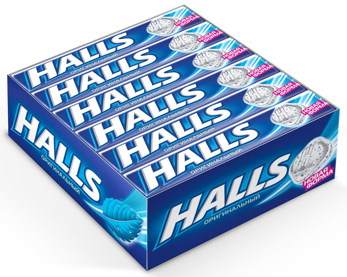 Halls с оригинальным вкусом карамель леденцовая, 12 пачек по 25 г919361, 645681, 661964 Halls с оригинальным вкусом карамель леденцовая, 12 пачек по 25 г919361, 645681, 661964Мощный освежающий эффект Halls возникает благодаря сочетанию ментола и эвкалипта. Он сродни глотку свежего воздуха в любой ситуации, когда это необходимо – бодрит, освежает и позволяет сосредоточиться на главном. В напряженные моменты, когда нужна эмоциональная встряска, когда одолевает усталость, когда просто нужно перевести дыхание – попробуйте Halls и дышите свободно. Уважаемые клиенты! Обращаем ваше внимание, что полный перечень состава продукта представлен на дополнительном изображении. Упаковка может иметь несколько видов дизайна. Поставка осуществляется в зависимости от наличия на складе.