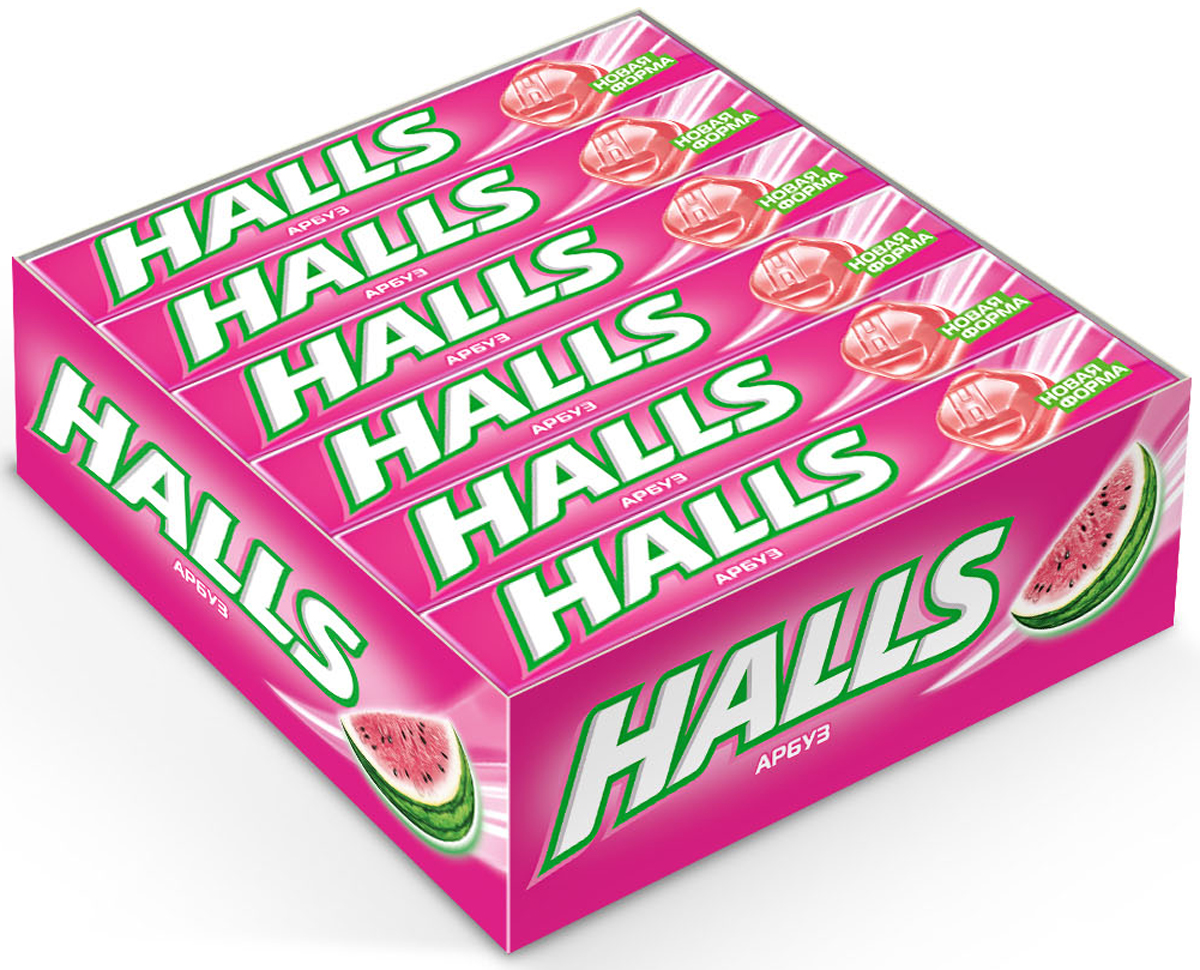 Halls карамель леденцовая со вкусом арбуза, 12 пачек по 25 г919362 Halls карамель леденцовая со вкусом арбуза, 12 пачек по 25 г919362В напряженные моменты, когда нужна эмоциональная встряска, когда одолевает усталость, когда просто нужно перевести дыхание – попробуйте Halls и дышите свободно. Он как глоток свежего воздуха в любой ситуации, когда это необходимо – бодрит, освежает и позволяет сосредоточиться на главном. В пачке 9 леденцов.