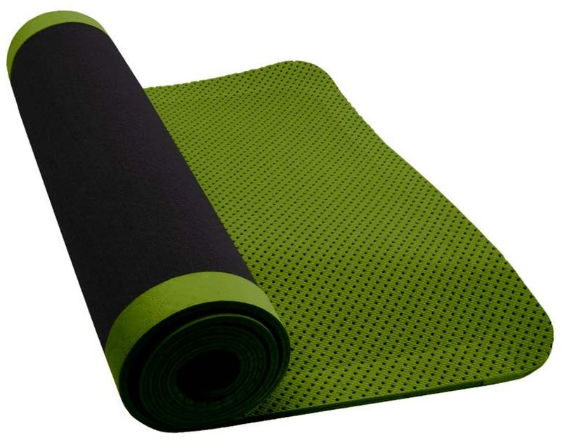 Коврик для йоги Nike Ultimate Yoga Mat 5mm, цвет: темно-серый, зеленыйN.YE.16.036.OS Коврик для йоги Nike Ultimate Yoga Mat 5mm, цвет: темно-серый, зеленыйN.YE.16.036.OSШтампованное swoosh-лого обеспечивает моментальную узнаваемость бренда. Шнурок для переноски обеспечивает комфортную транспортировку. Размер: 61 см х 173 см. Соединенное покрытие из микрофибры обеспечивает дополнительное сцепление и поглощение влаги. 5-миллиметровая перфоррированная вспененная резина имеет легкий вес и быстро сохнет. Не содержит PVC (поливинилхлорид) или латекс.