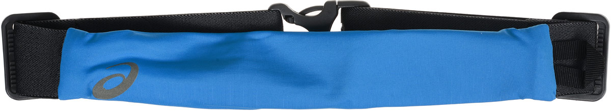 Сумка поясная для бега Asics Waistbelt, цвет: голубой, серый142209-8012 Сумка поясная для бега Asics Waistbelt, цвет: голубой, серый142209-8012Компактная поясная сумка Asics Waistbelt, выполненная из высококачественного спандекса, отлично подойдет для переноски самого необходимого во время занятий спортом. Сумка содержит одно небольшое основное отделение на застежке-молнии. Отделение закрывается с внутренней стороны. Сбоку имеется петля для подвешивания брелоков или ключей. Поясной ремень фиксируется при помощи пластикового карабина. Длина ремня регулируется.