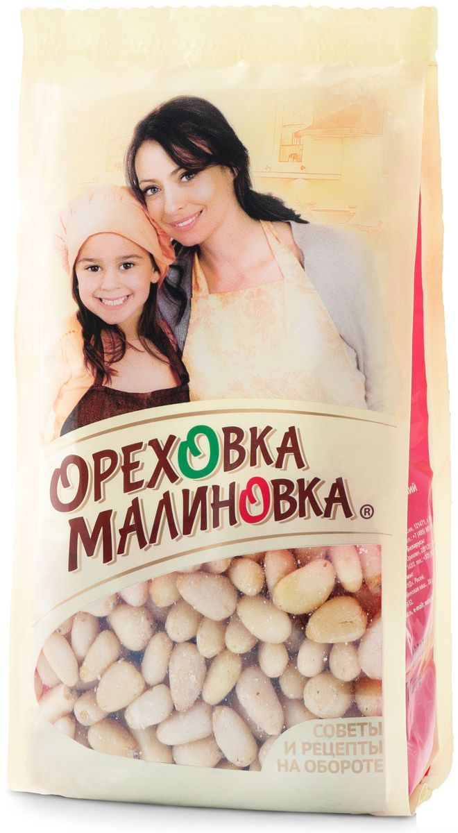 Ореховка-Малиновка кедровый орех, 190 г4620000679479 Ореховка-Малиновка кедровый орех, 190 г4620000679479Кедровый орех обладает множеством питательных и целебных свойств. Содержащихся в кедровых орехах веществ достаточно для удовлетворения суточной потребности организма взрослого человека в аминокислотах и таких дефицитных микроэлементах как медь, кобальт, марганец и цинк. Белки ореха легко усваиваются и отличаются повышенным содержанием аминокислот, среди которых преобладает аргинин.