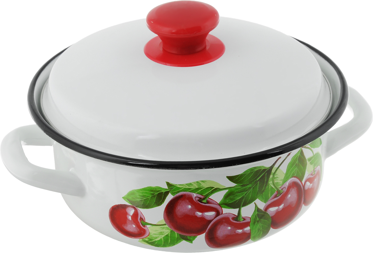 Кастрюля КМК с крышкой, 1,5 л4823077706745 Кастрюля КМК с крышкой, 1,5 л4823077706745Кастрюля КМК выполнена из высококачественной стали с эмалевым покрытием. Изделие оформлено оригинальным рисунком. Кастрюля оснащена удобными ручками и дополнена крышкой с пластиковой ручкой. Кастрюля подходит для газовых и электрических плит. Можно мыть в посудомоечной машине. Диаметр кастрюли (по верхнему краю): 20 см. Высота стенки: 8 см.