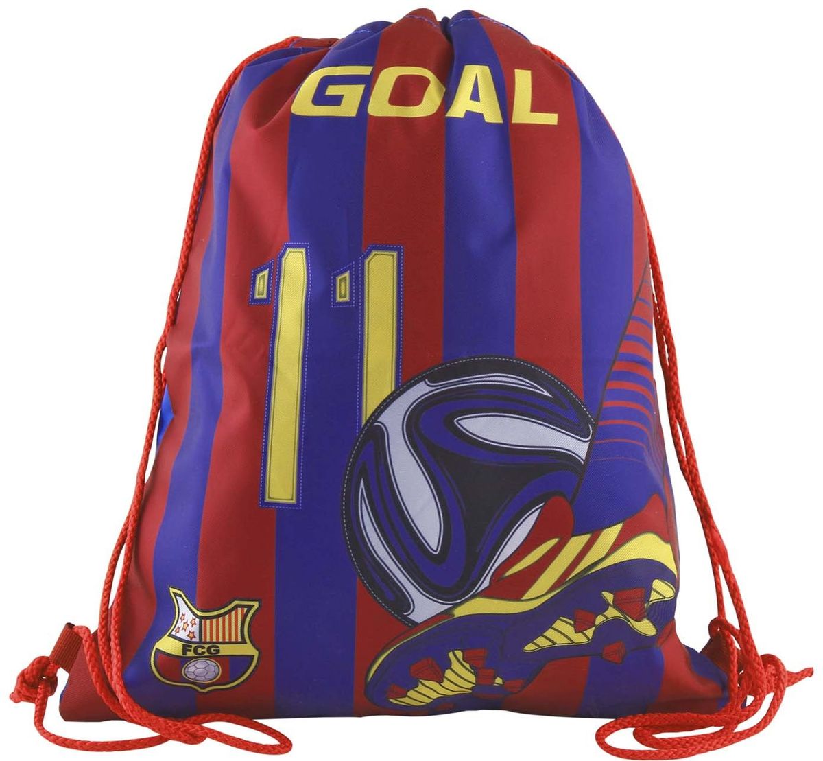 Target Collection Сумка для детской сменной обуви цвета FC Barcelona 1724317243 Target Collection Сумка для детской сменной обуви цвета FC Barcelona 1724317243Сумка для переноски детской обуви, выполнена из плотного водостойкого материала, затягивается сверху шнурком и носится, как рюкзак.