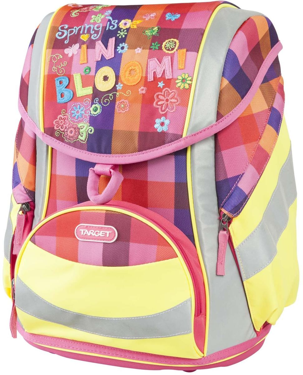 Target Collection Ранец школьный Цветение 1797317973 Target Collection Ранец школьный Цветение 1797317973Детский ранец бренда «Target Collection» имеет яркий рисунок и изготовлен из современных, прочных материалов. Техническими особенностями рюкзака (портфелей) «Target Collection» является система «Flexiball» (поясничная поддержка), которая оптимально адаптирована для ребенка. Ведь самое главное, чтобы ребенок имел правильную осанку во время переноски портфеля. Система «Flexiball» является новшеством в промышленности, она правильно распределяет вес мешка, автоматически подстраивается под ребенка и поэтому обеспечивает идеальное положение для поясничной поддержки. Во время прогулки, система «Flexiball» движется вместе с ребенком, за счет гибкого материала уменьшает нагрузку при ходьбе. Портфель имеет форму куба, пригодную для учащихся начальных классов. Плечевые лямки можно отрегулировать для каждого ребенка индивидуально, поэтому получается что он «растет» вместе с ребенком. Лямки содержат вентиляционные отверстия и тем самым имеют возможность дышать. Они дополнительно оснащены...