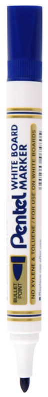 Pentel Маркер для досок цвет синийPMW85-C Pentel Маркер для досок цвет синийPMW85-CМаркер для досок Pentel синего цвета станет вашим верным помощником при проведении презентаций или семинаров. Маркер выполнен из пластика и предназначен для письма на доске. Корпус маркера белого цвета, а цвет колпачка соответствует цвету чернил. Маркер обеспечивает ровные и четкие линии, диаметр стержня 4,2 мм. Квадратный колпачок не позволит ему скатиться со стола, и он всегда будет у вас под рукой. Маркер имеет увеличенную длительность письма.