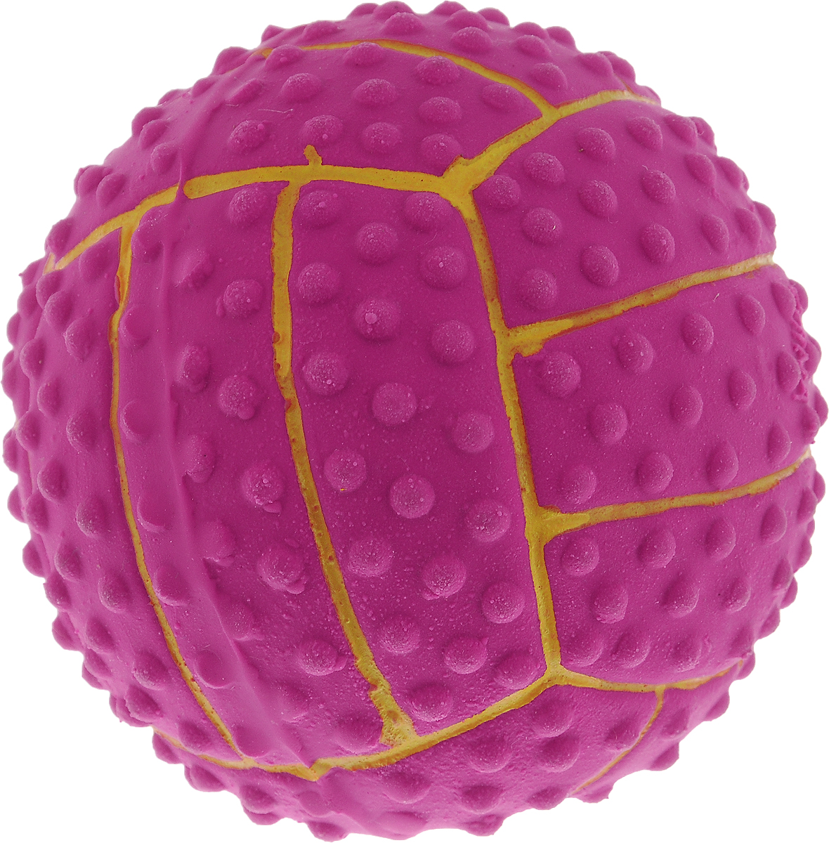 Игрушка для собак Dezzie Мяч. Волейбол, с пищалкой, диаметр 7,5 см5620042 Игрушка для собак Dezzie Мяч. Волейбол, с пищалкой, диаметр 7,5 см5620042Игрушка для собак Dezzie Мяч. Волейбол изготовлена из латекса в виде волейбольного мяча и оснащена пищалкой. Латекс не твердеет под действием желудочного сока, поэтому игрушку можно смело покупать даже самым маленьким щенкам. Такая обеспечит досуг собаке и не позволит ей скучать. Она безопасна для здоровья животного. Игрушка очень легкая, поэтому собаке совсем нетрудно брать ее в пасть и переносить с места на место. Игрушка для собак Dezzie Мяч. Волейбол станет прекрасным подарком для неугомонного четвероногого питомца. Диаметр мяча: 7,5 см.